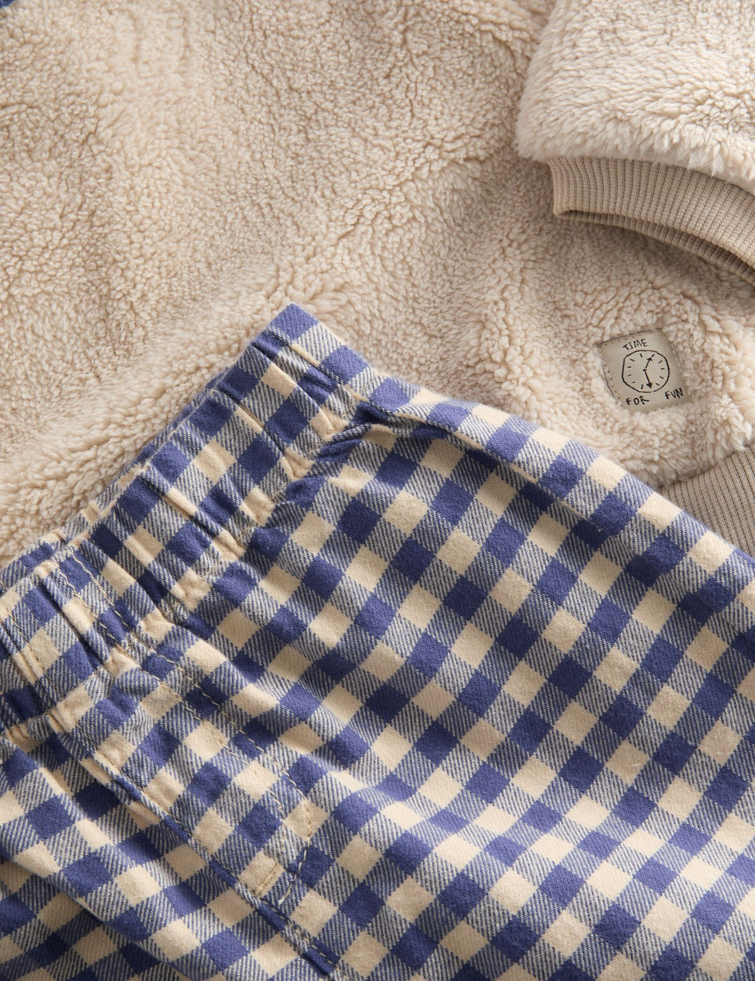 3 Piece Gingham Trousers Outfit (0-6 Yrs)
