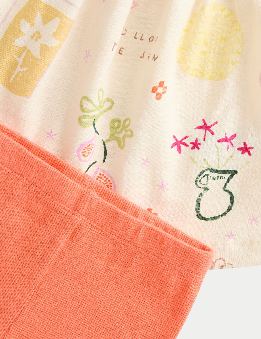 Cotton Rich Printed Top & Bottom Set (0 Months-5 Years) - MULTI / 12-18 Months