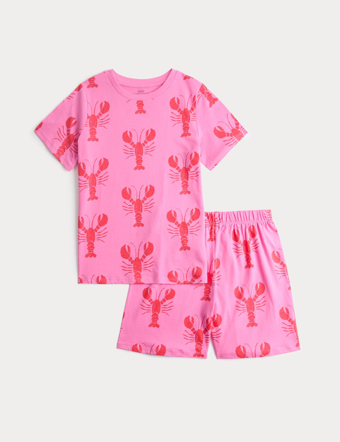 Pure Cotton Lobster Short Pyjamas (1-16 Yrs)