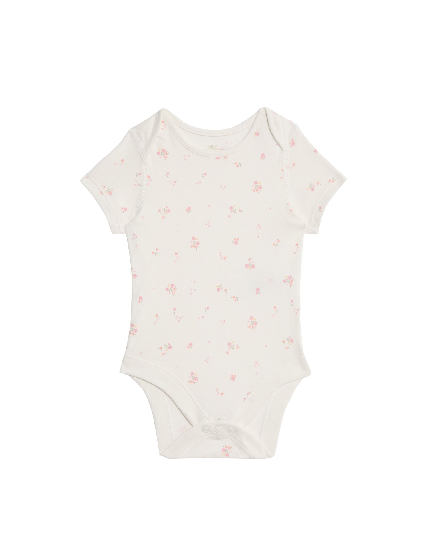 7 Pack Pure Cotton Floral Bodysuits (5lbs-3 Yrs)