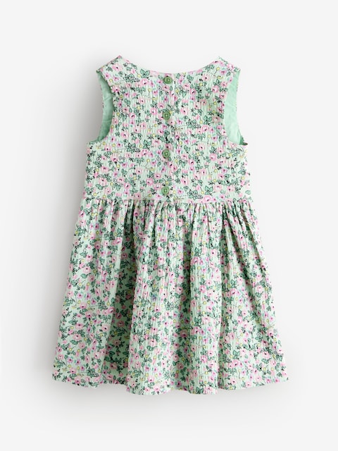 Cath Kidston Green Tennis Ditsy Bow Front Prom Dress (3mths-8yrs)
