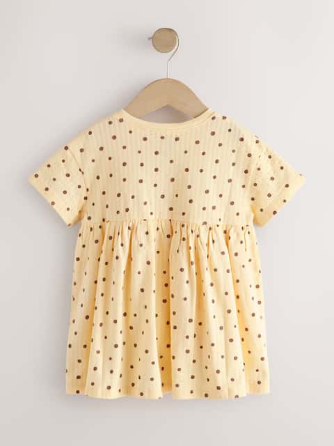 Neutral Unicorn Jersey Dress (3mths-7yrs)