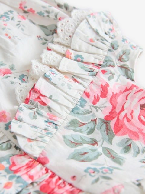 Cath Kidston Pink Floral Short Sleeve Dress (3mths-8yrs)