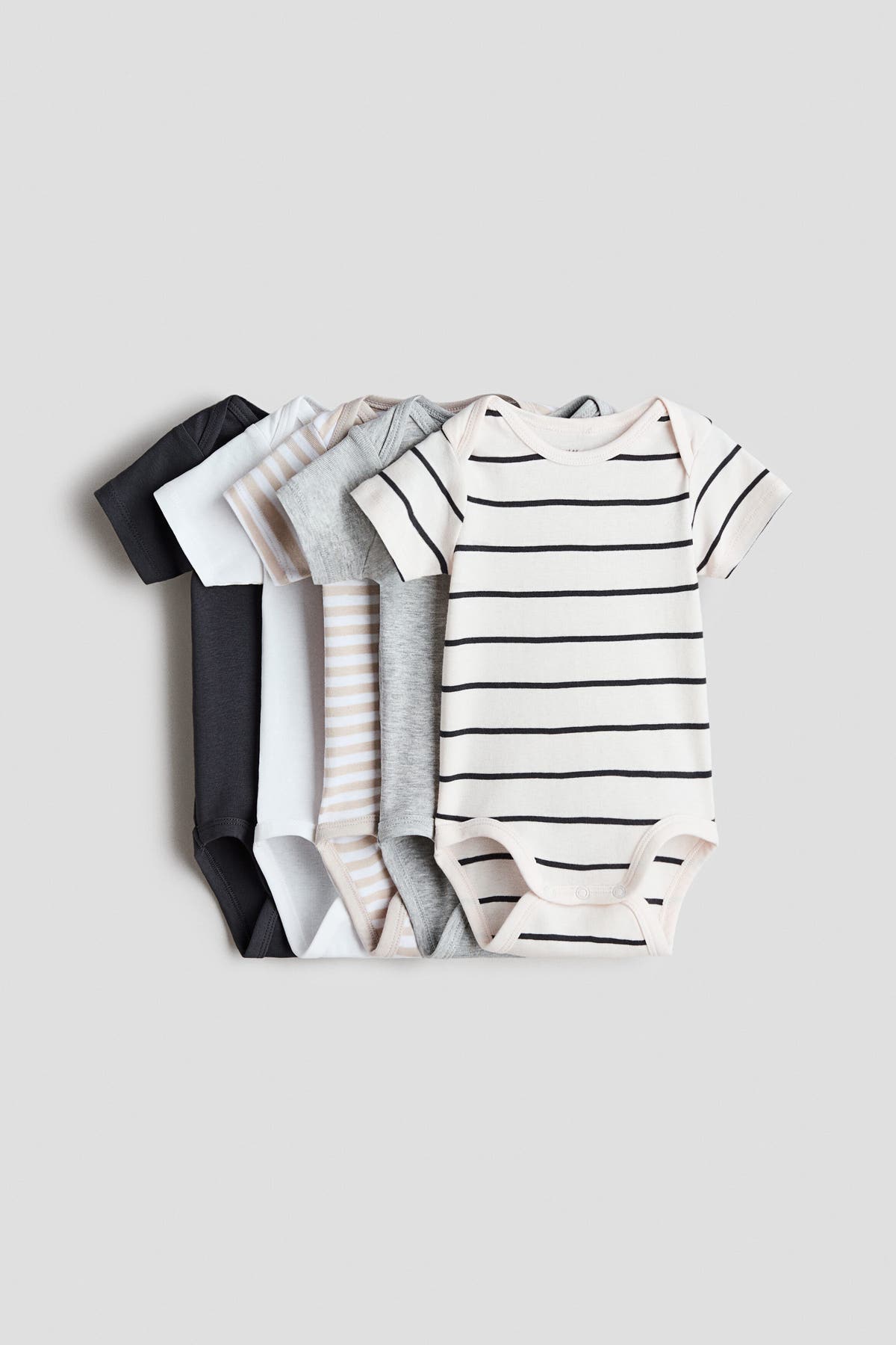 5-pack cotton bodysuits
