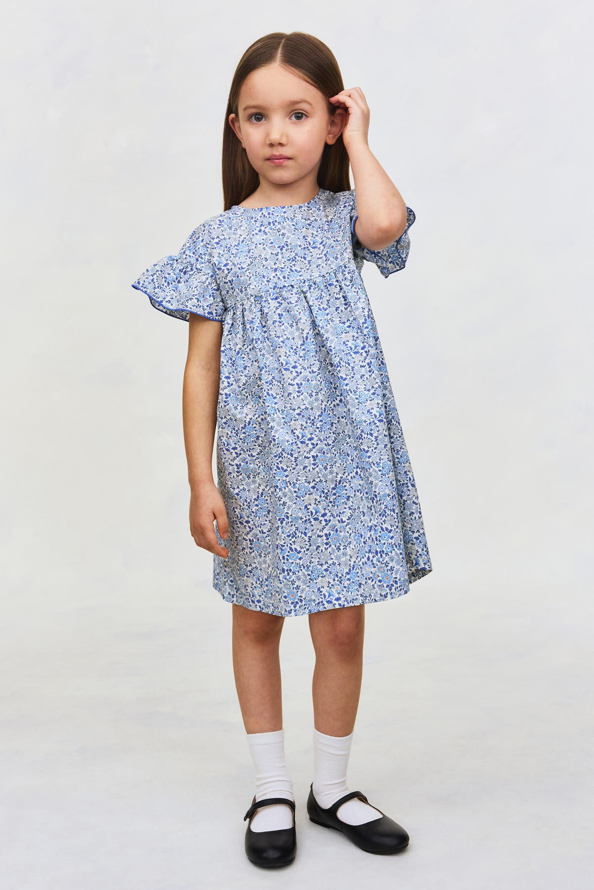 Printed cotton dress