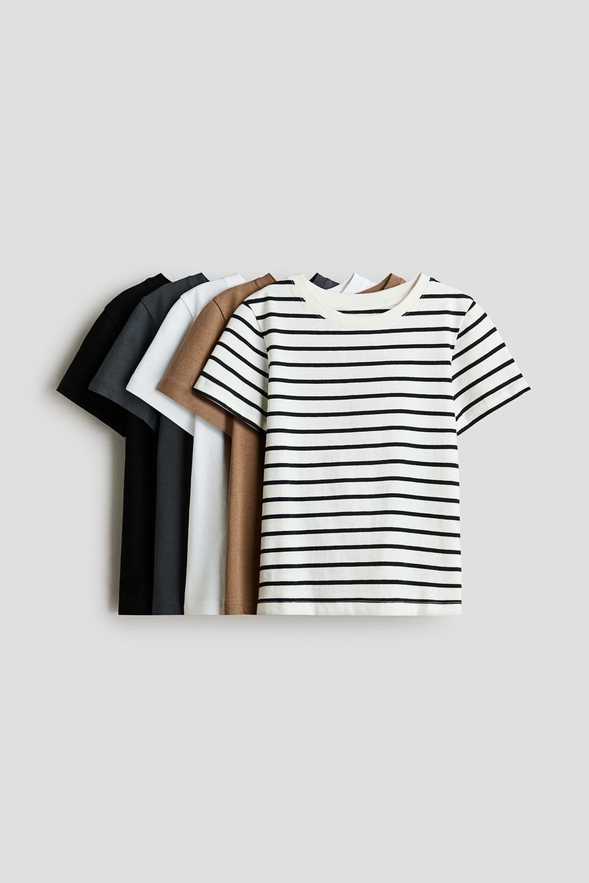 5-pack cotton T-shirts