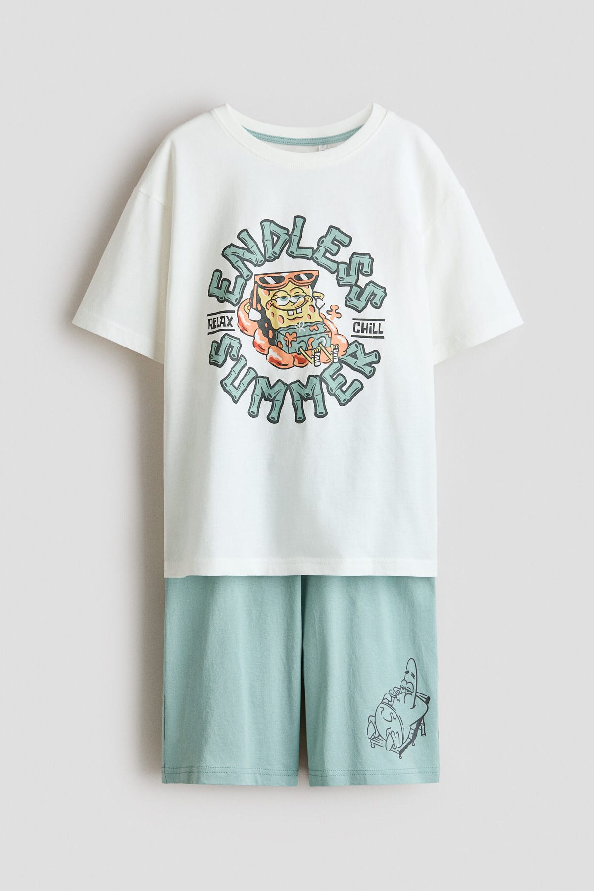 Printed cotton pyjamas