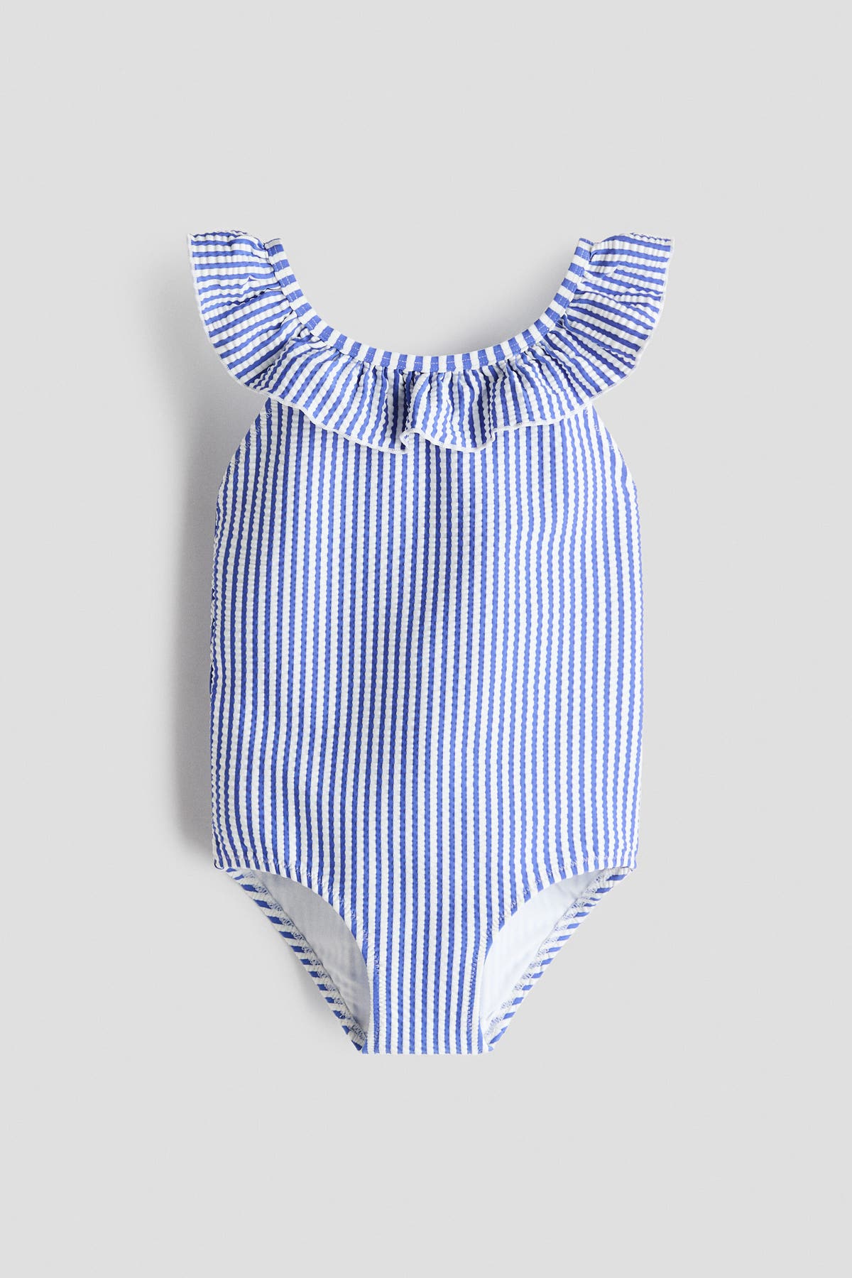 Frill-trimmed swimsuit
