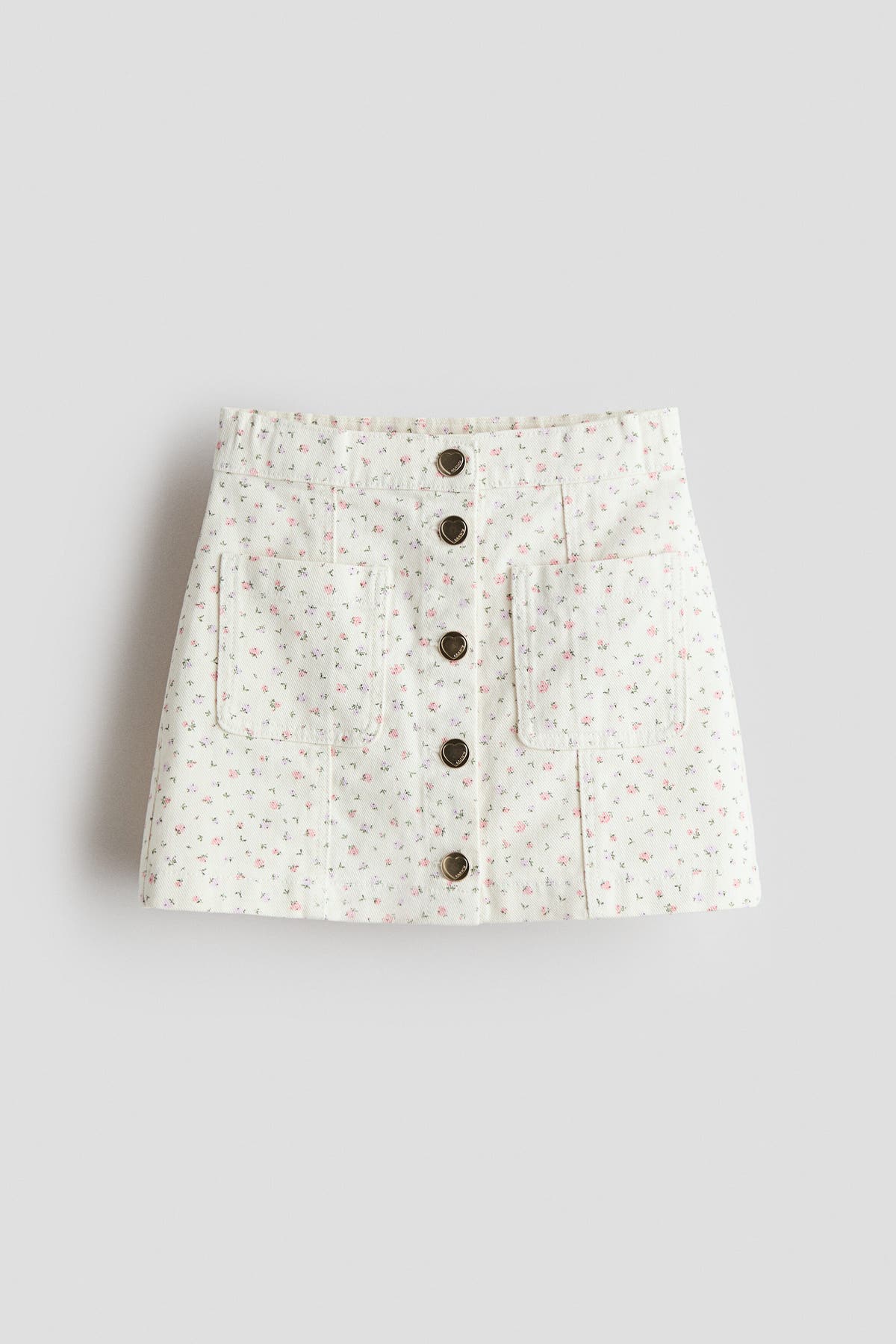Cotton twill skirt