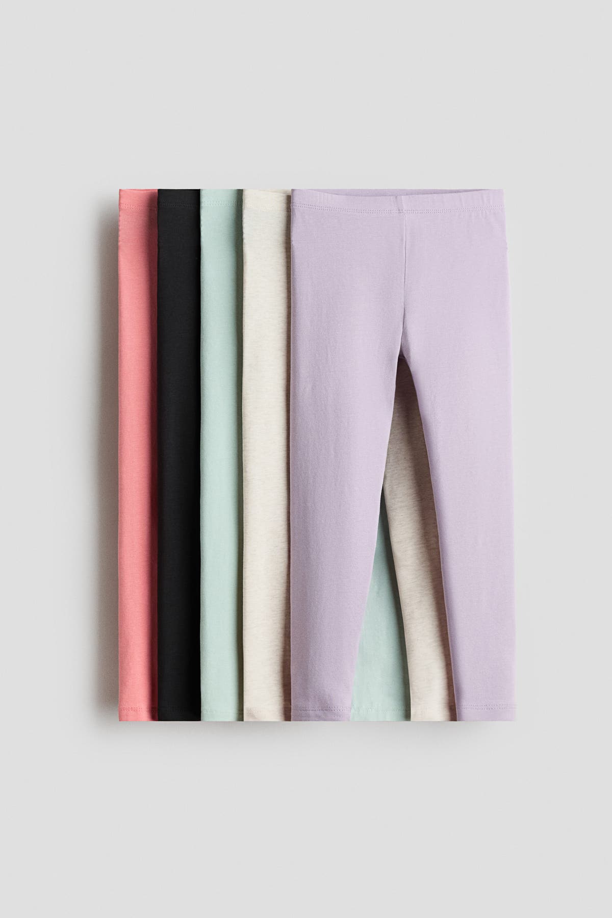 5-pack jersey leggings