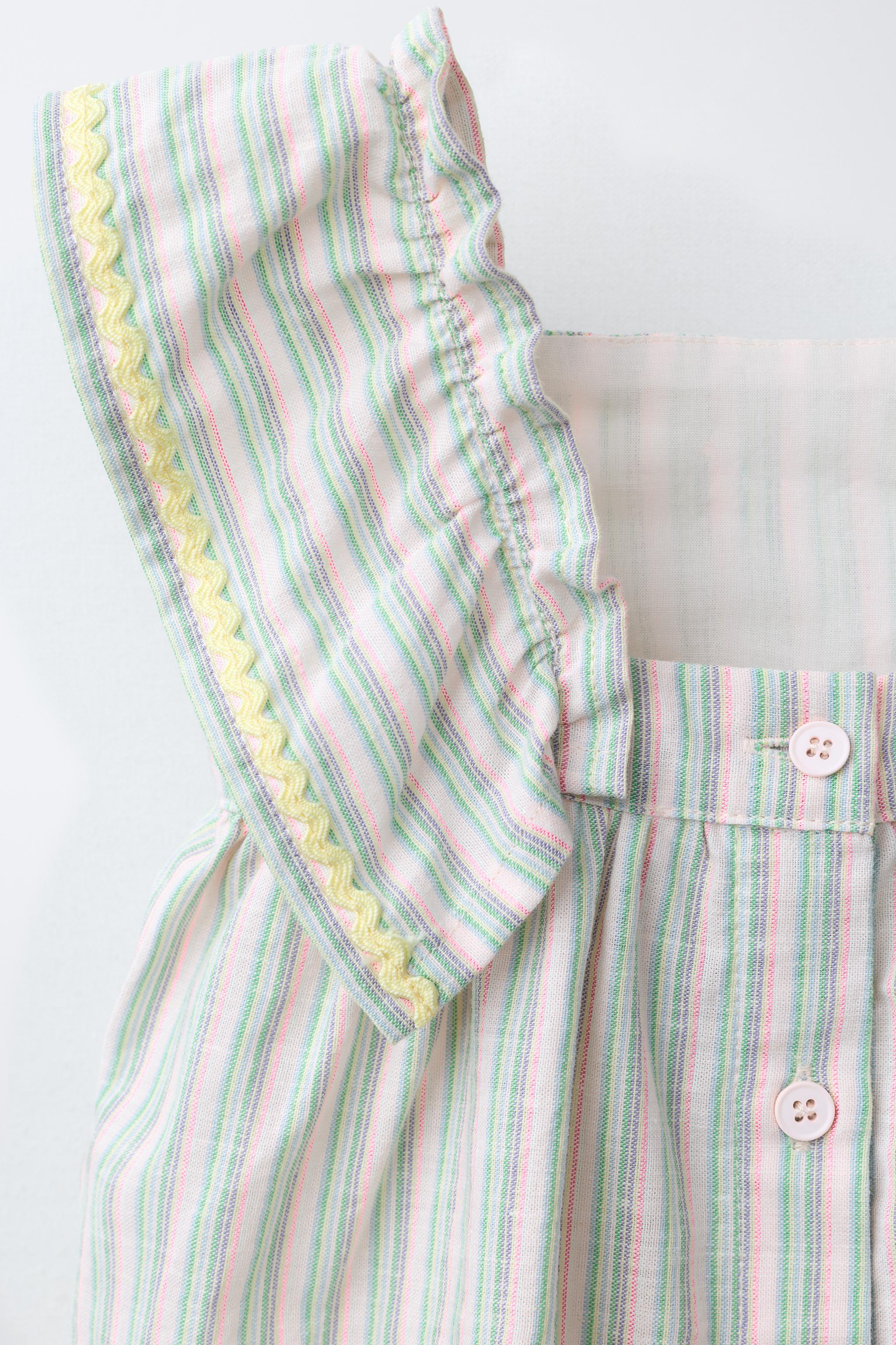 WAVY TRIM DRESS AND BRIEFS