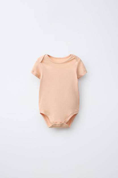 5-PACK OF DROPS AND STRIPES BODYSUITS