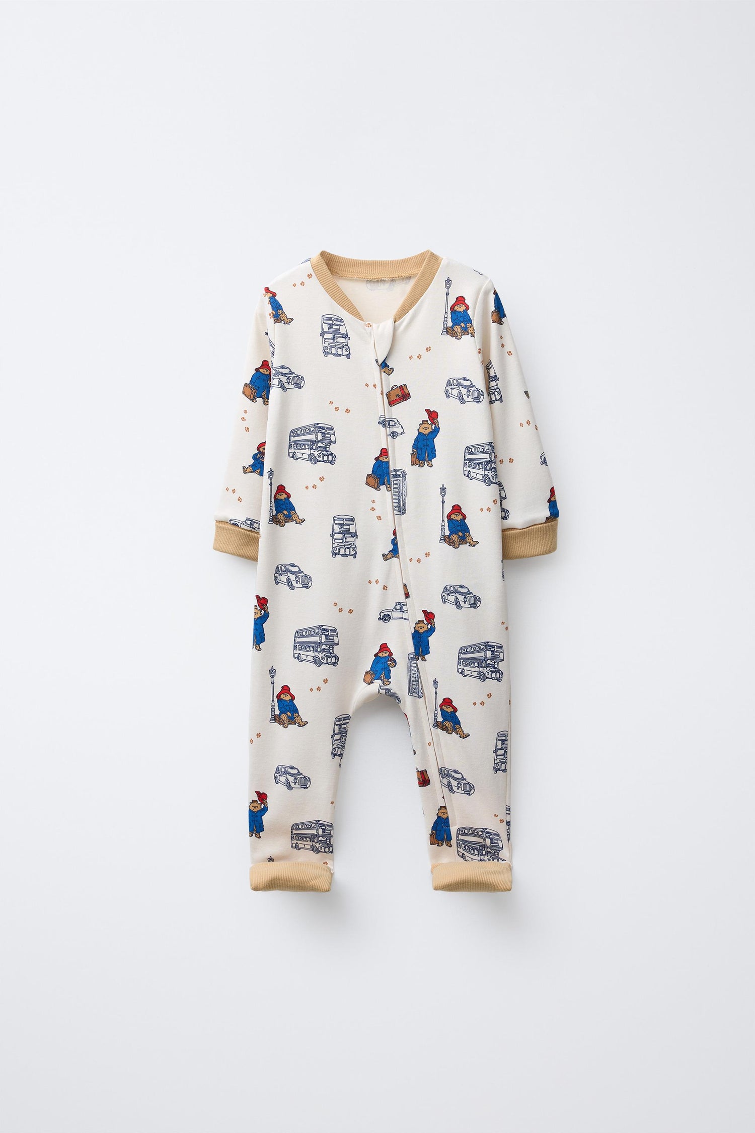 PADDINGTON ™ CONVERTIBLE FOOT SLEEPSUIT - Ecru / 12-18 months (86 cm)
