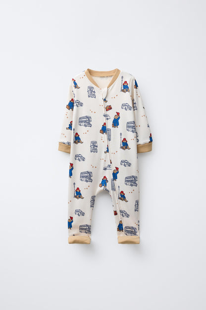 PADDINGTON ™ CONVERTIBLE FOOT SLEEPSUIT - Ecru / 12-18 months (86 cm)