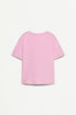 4-pack of plain T-shirts - FUCHSIA / 11-12 years