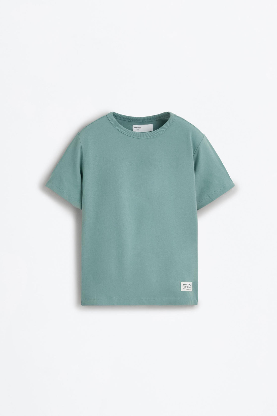 4-pack of plain T-shirts - GREENISH / 11-12 years
