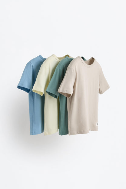 4-pack of plain T-shirts