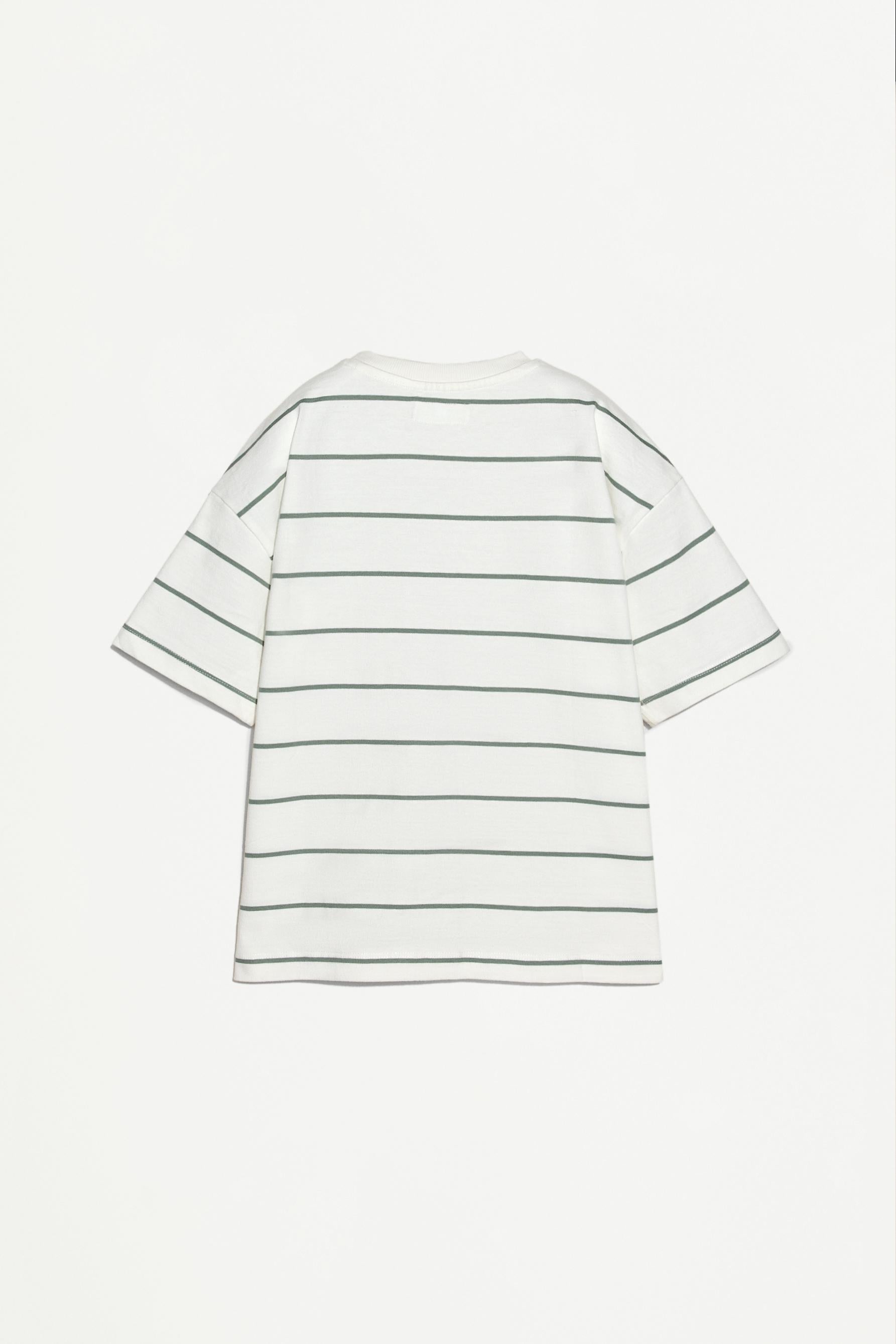 Striped heavy jersey T-shirt