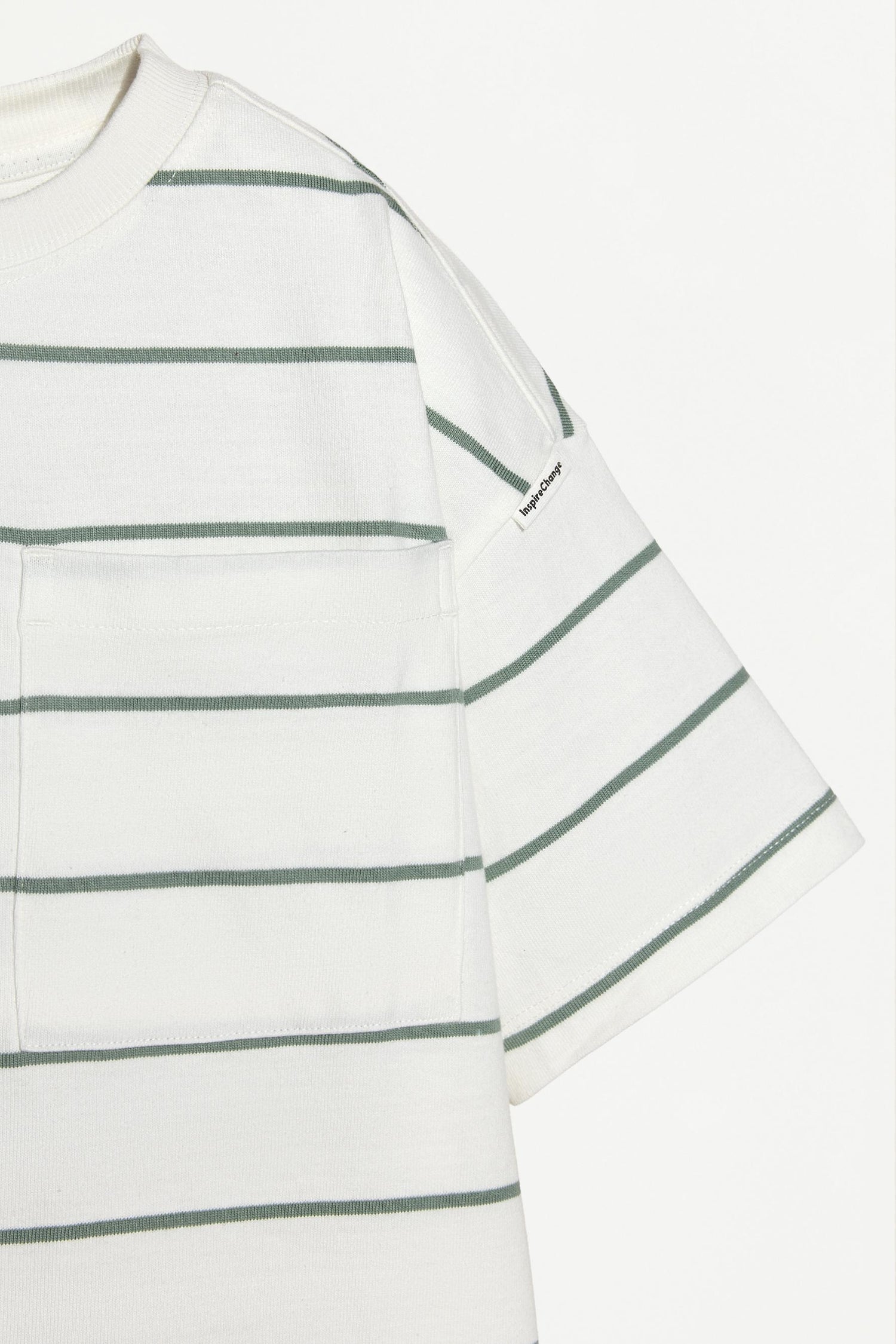 Striped heavy jersey T-shirt
