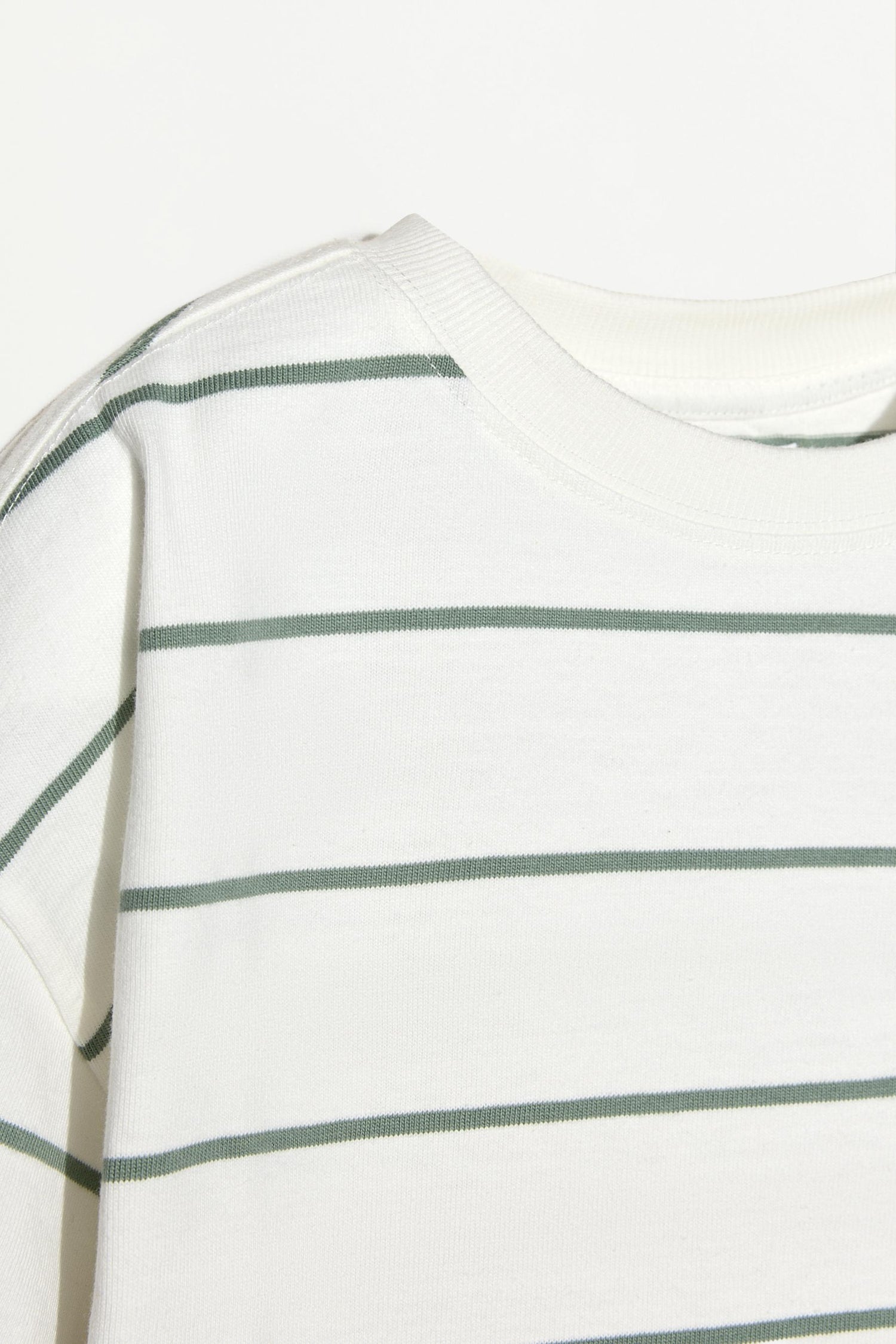 Striped heavy jersey T-shirt