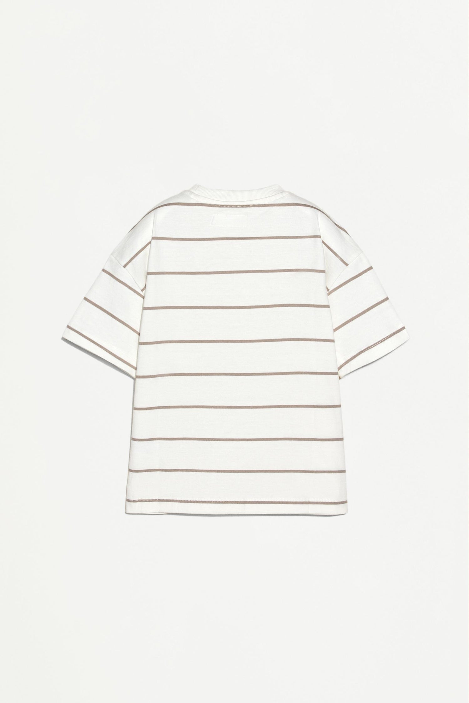Striped heavy jersey T-shirt
