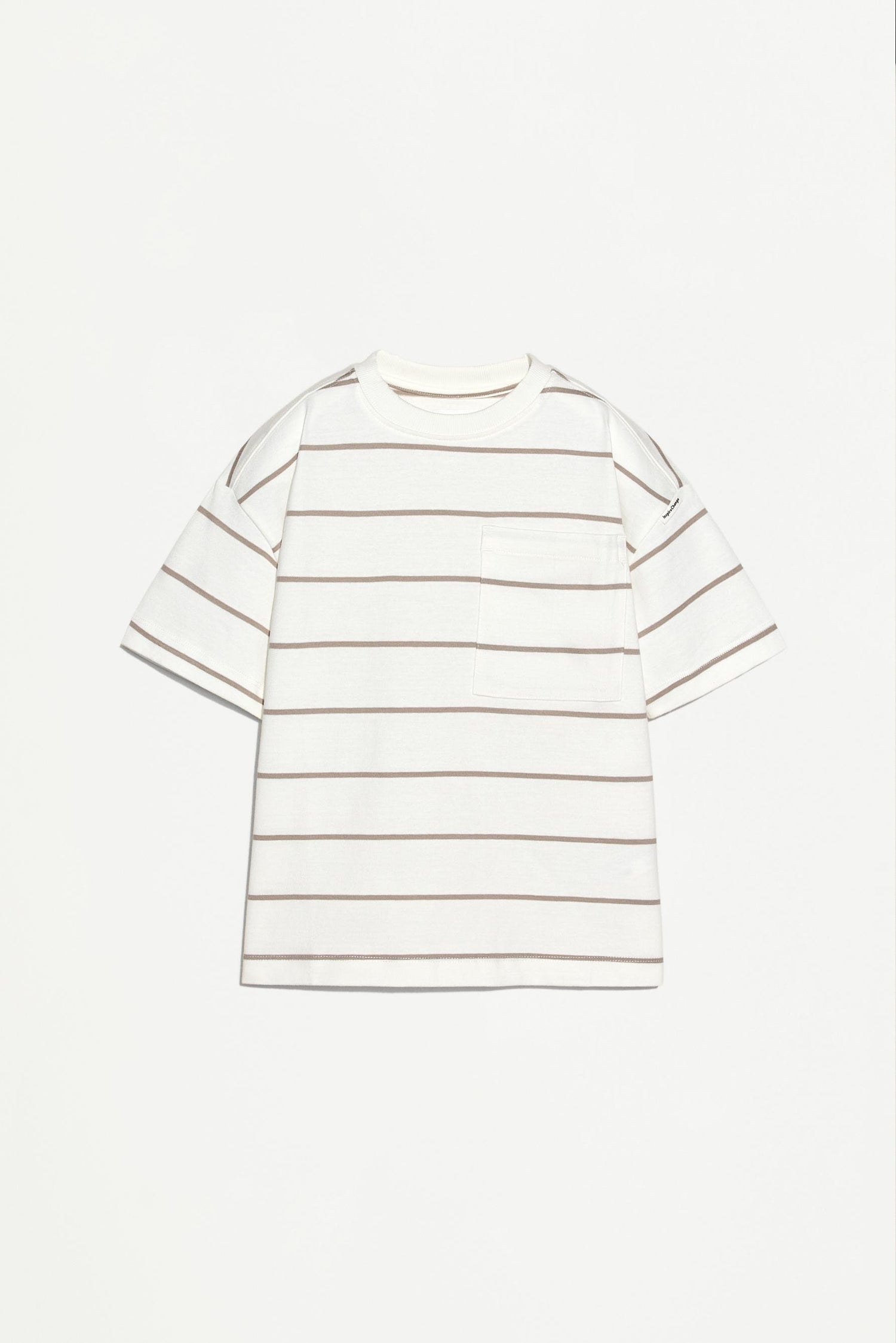 Striped heavy jersey T-shirt