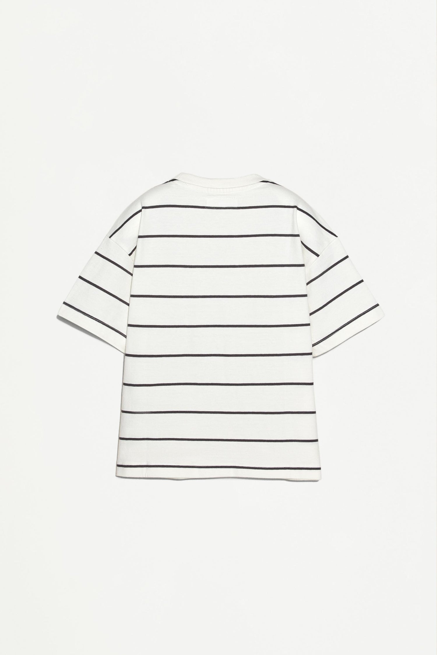 Striped heavy jersey T-shirt