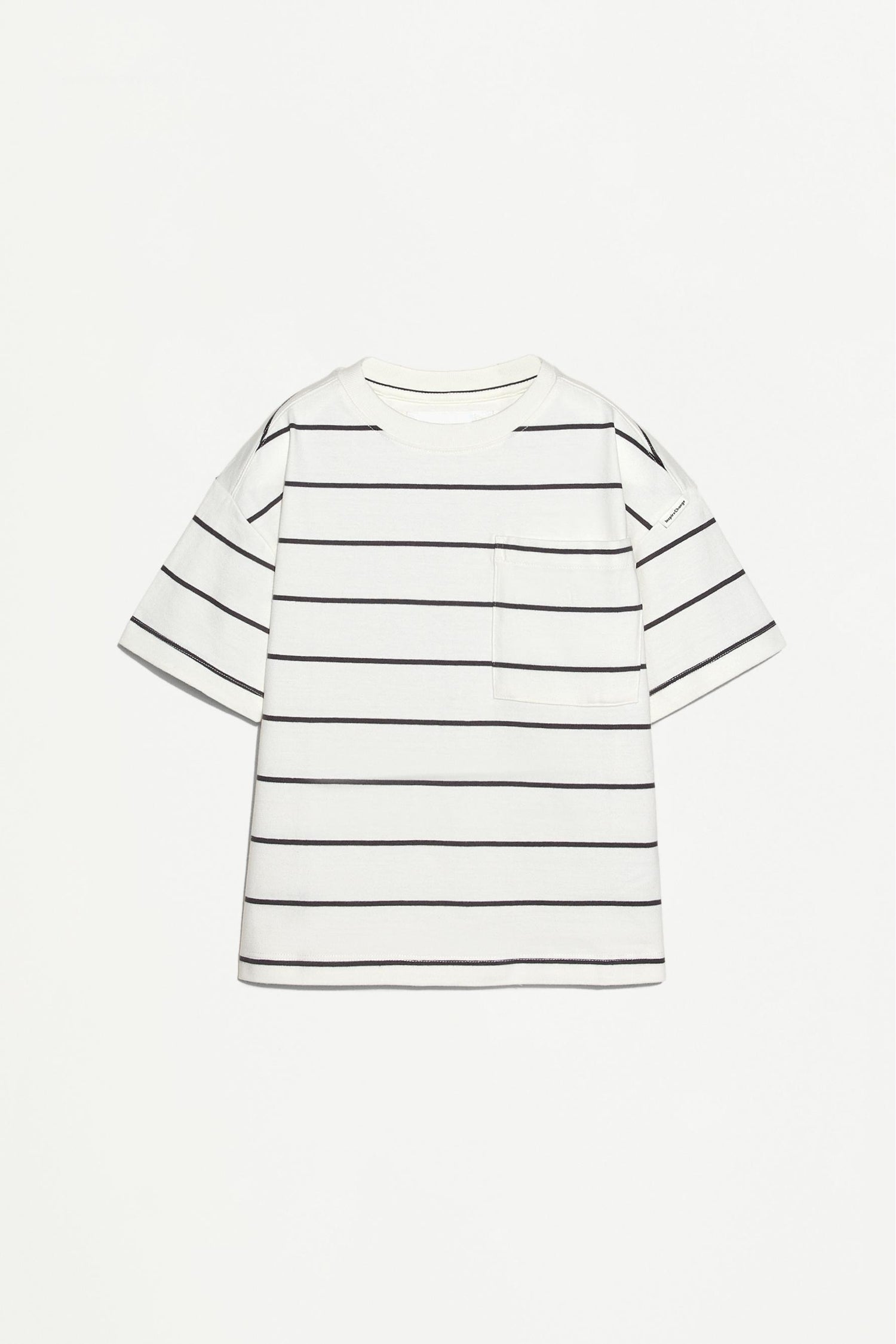 Striped heavy jersey T-shirt