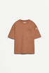 Heavy jersey T-shirt - TERRACOTTA / 11-12 years