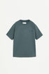 Interlock T-shirt with rubberised slogan. - GREYISH / 11-12 years