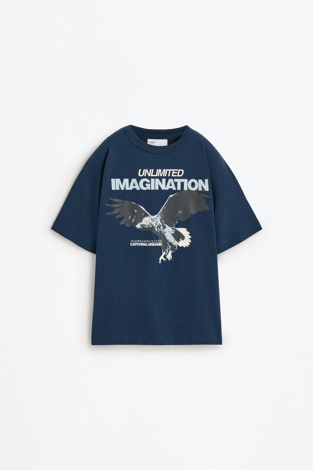 Animal print T-shirt - BLUE / 11-12 years
