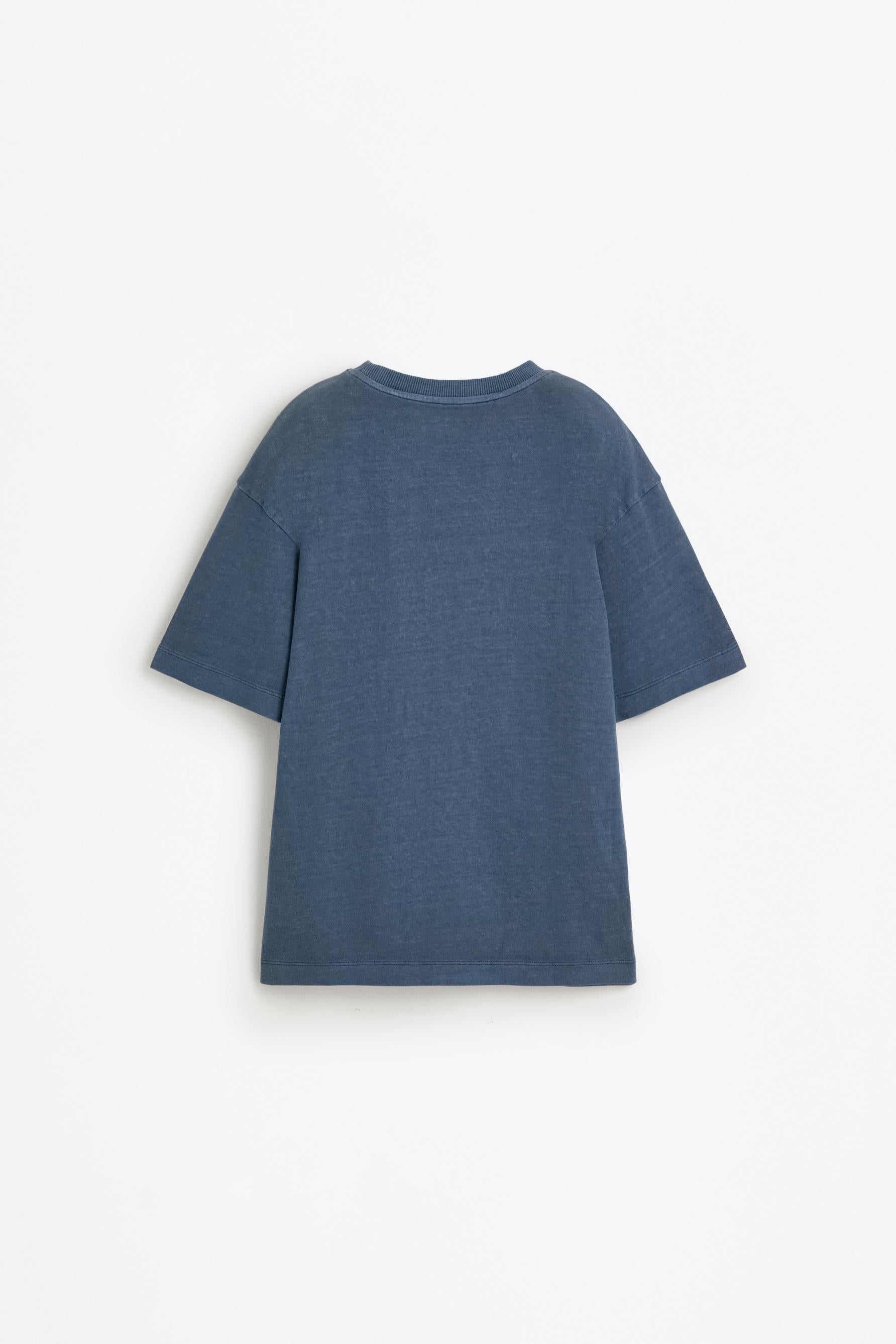 Text patch T-shirt