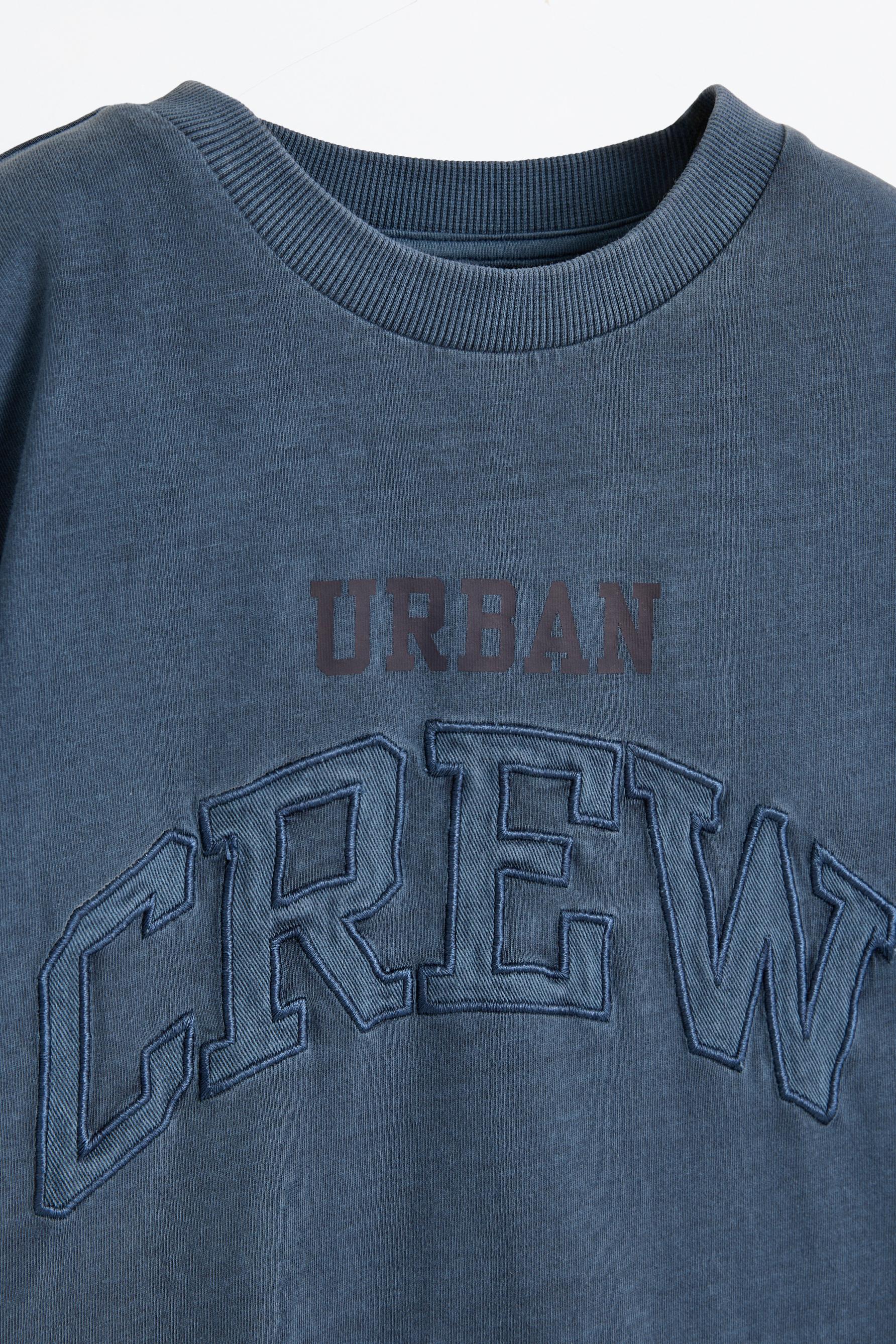 Text patch T-shirt