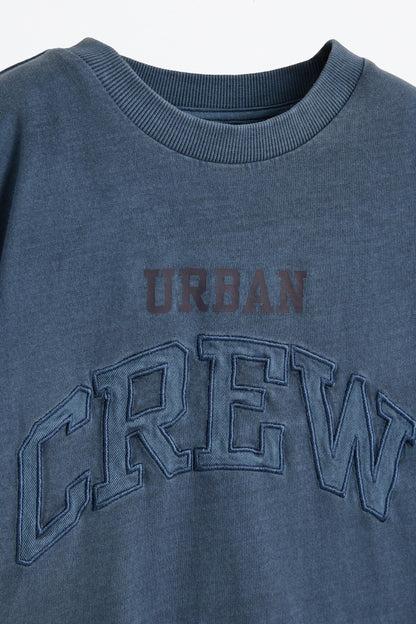 Text patch T-shirt