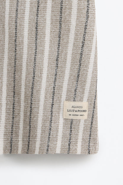 Striped rustic T-shirt