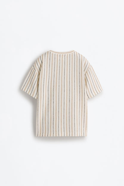 Striped rustic T-shirt