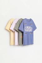 4-pack of printed T-shirts