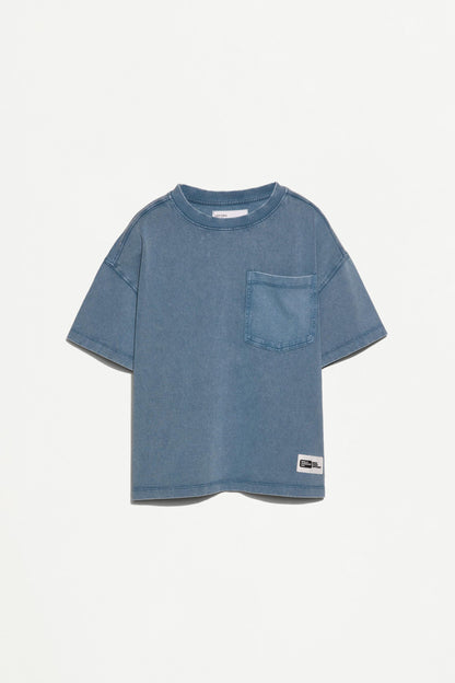 Heavy jersey faded-effect T-shirt