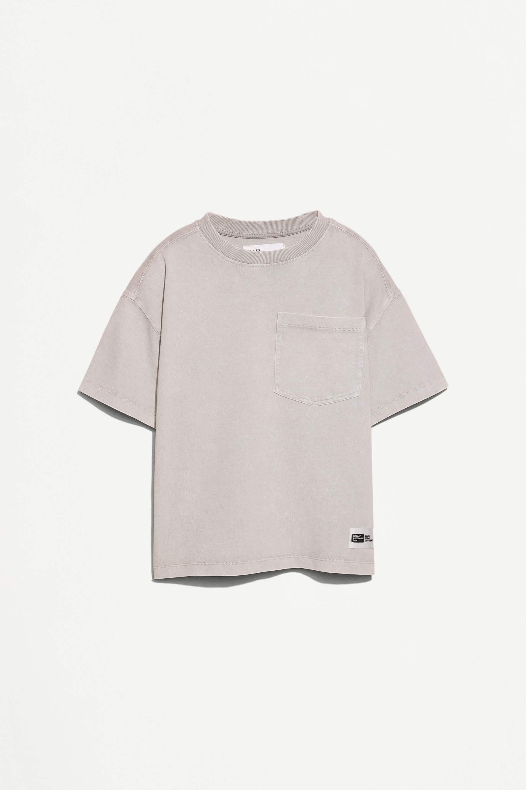 Heavy jersey faded-effect T-shirt