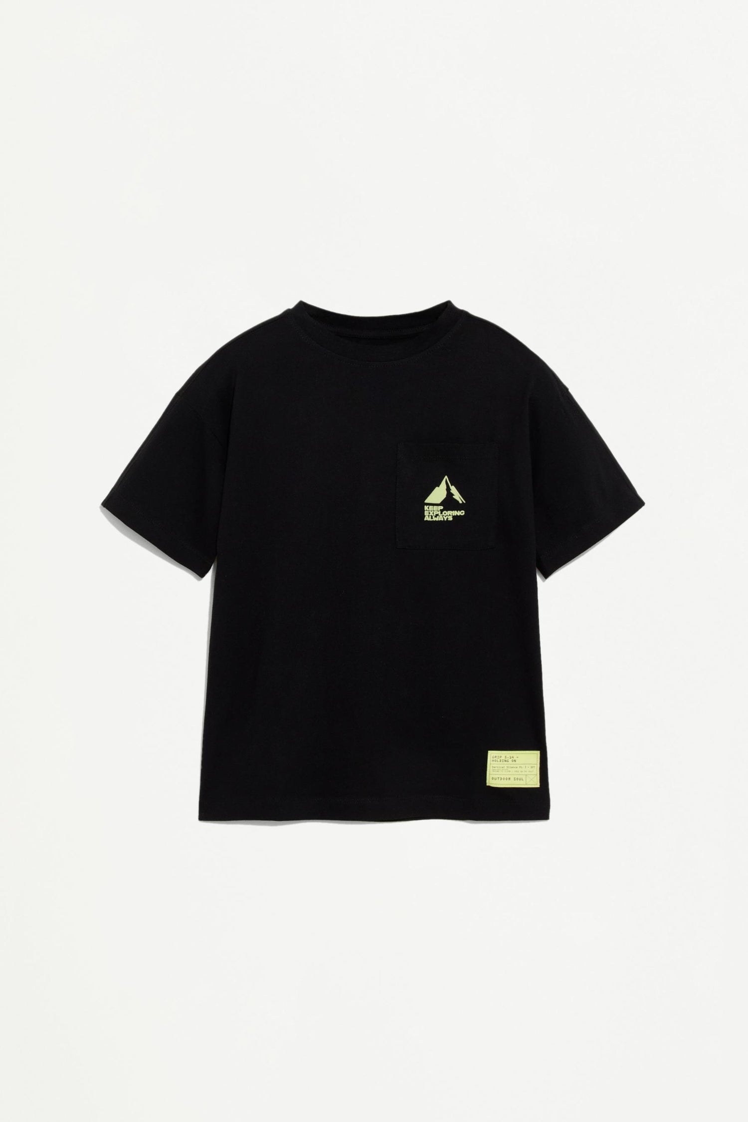T-shirt with a maxi print on the back - BLACK / 11-12 years