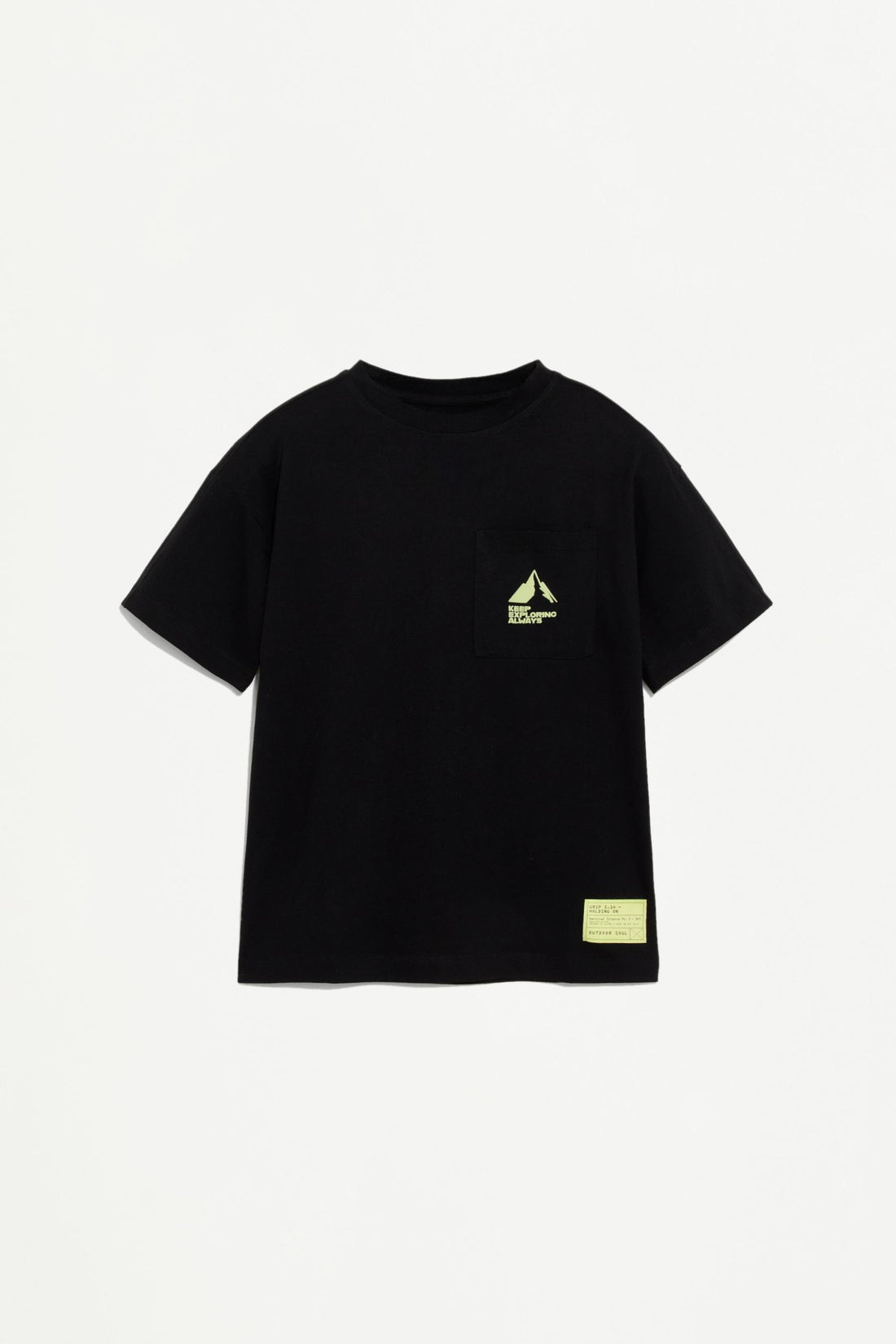 T-shirt with a maxi print on the back - BLACK / 11-12 years