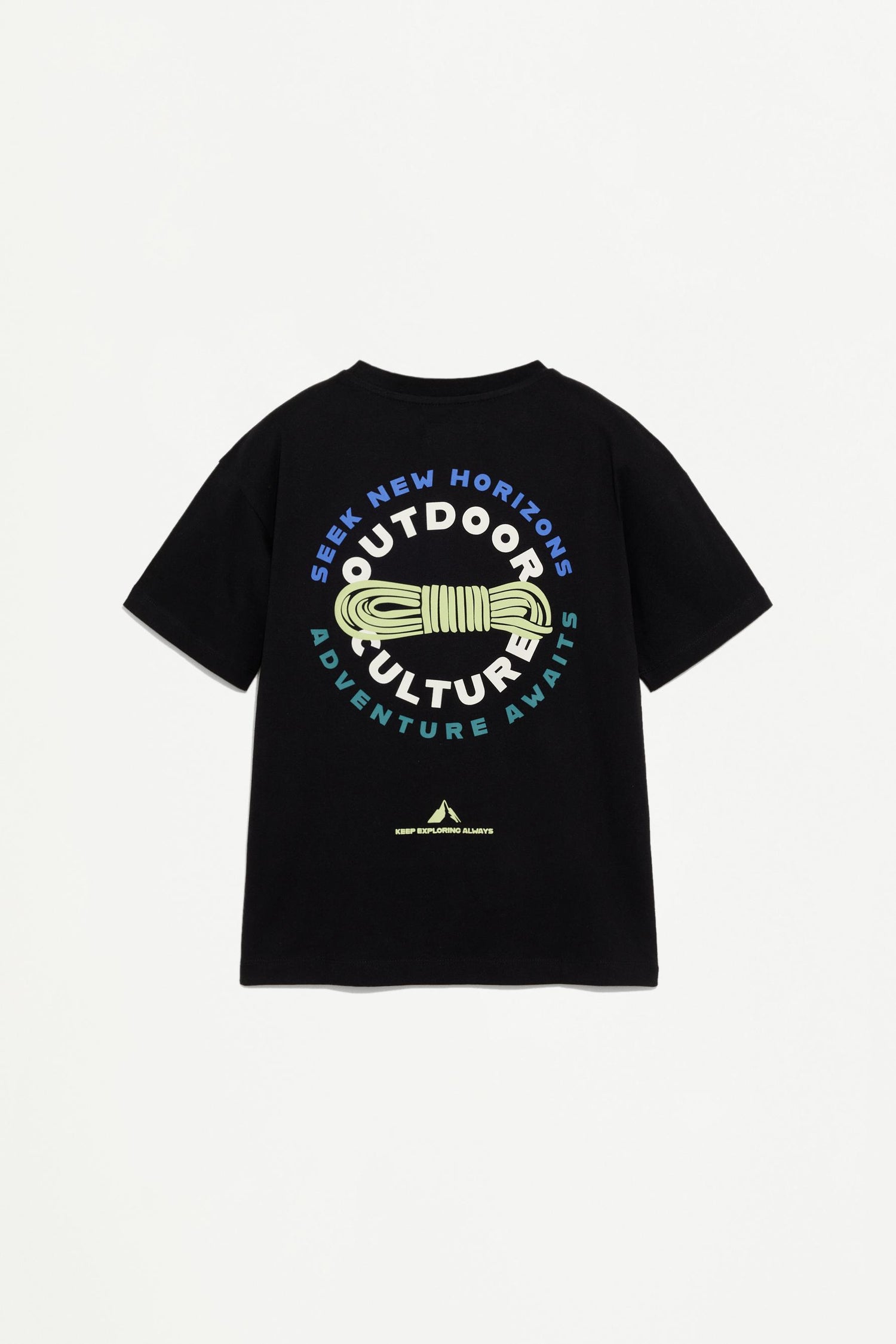 T-shirt with a maxi print on the back