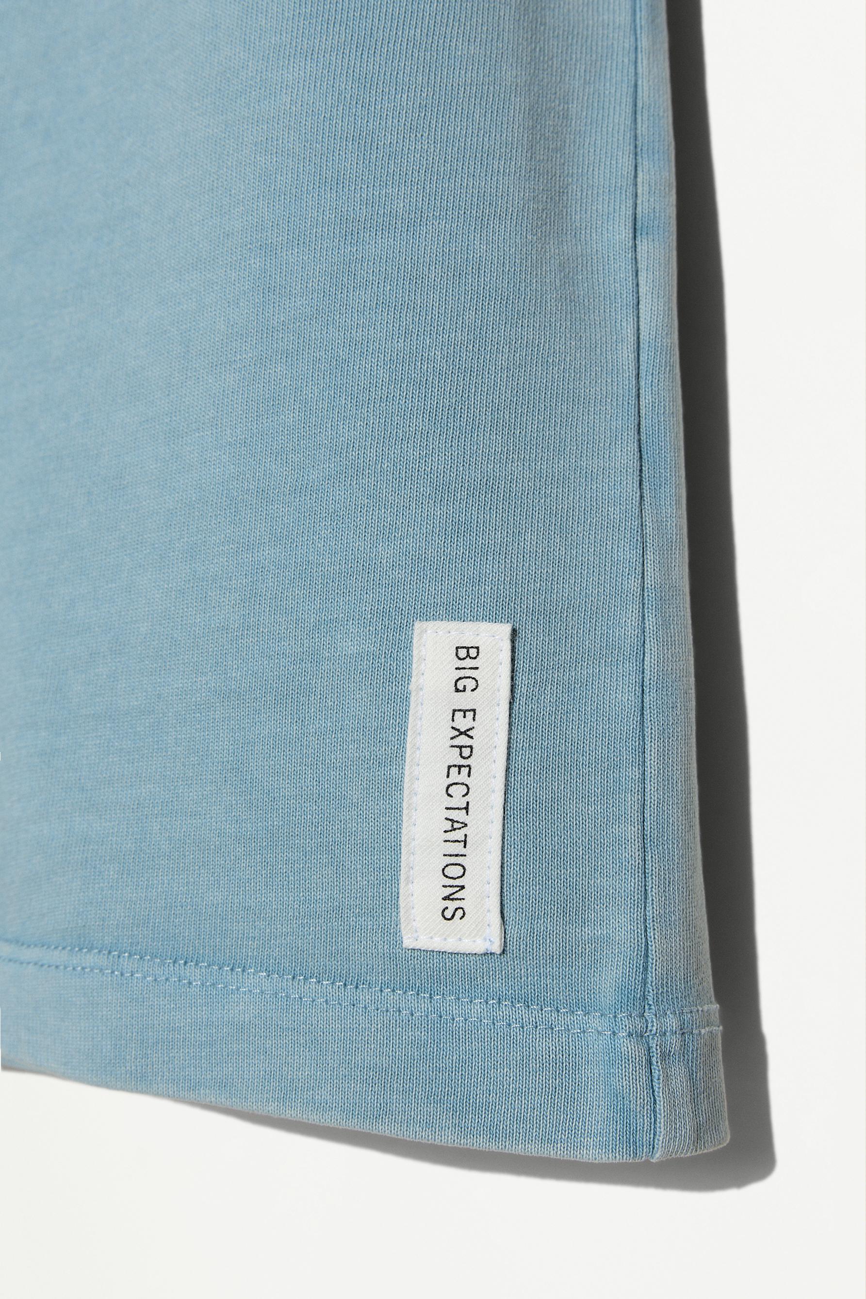 Faded effect printed T-shirt