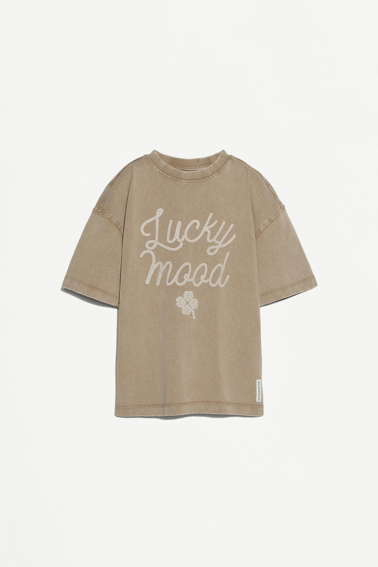 Faded effect printed T-shirt - MINK / 11-12 years