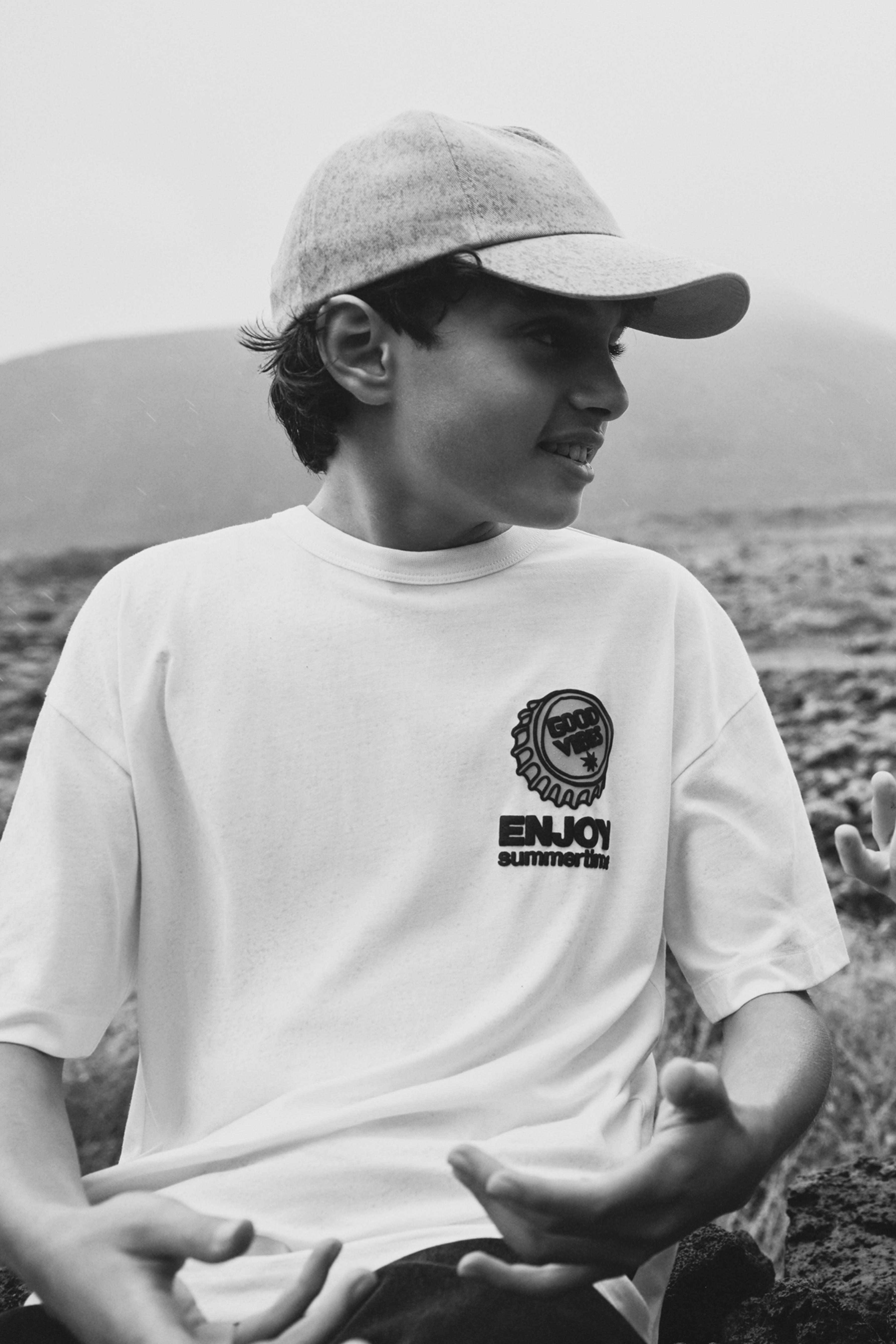 T-shirt with back print