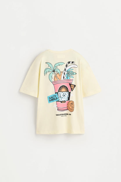 T-shirt with back print