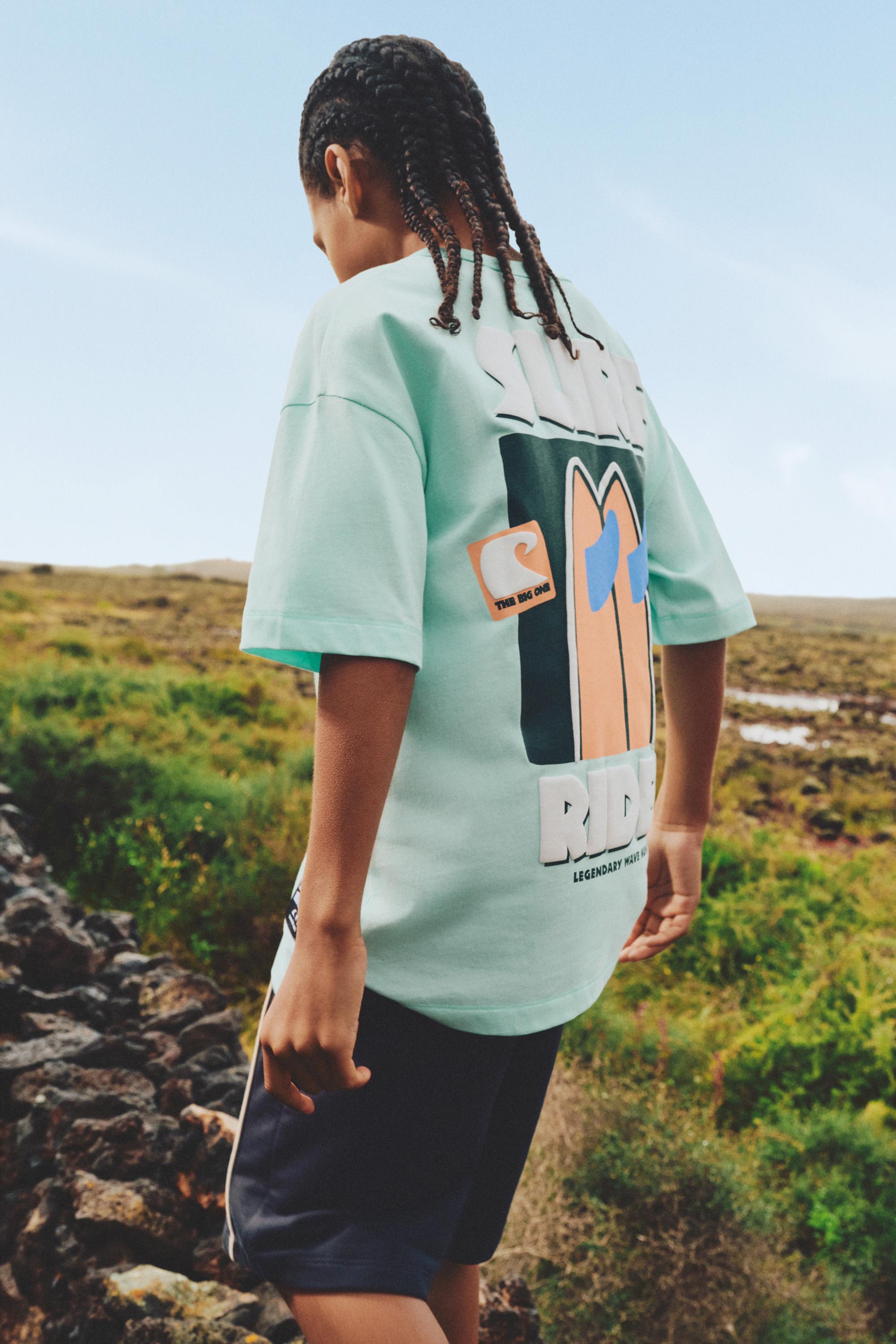 T-shirt with back print