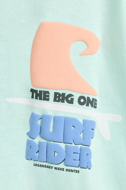 T-shirt with back print