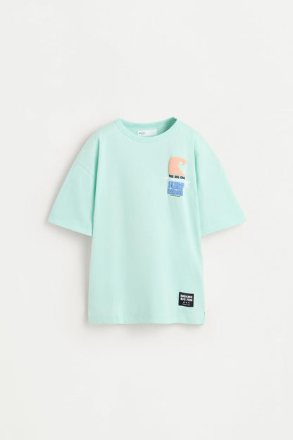 T-shirt with back print