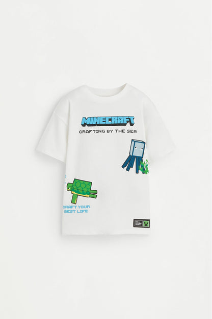 Minecraft T-shirt with back maxi print